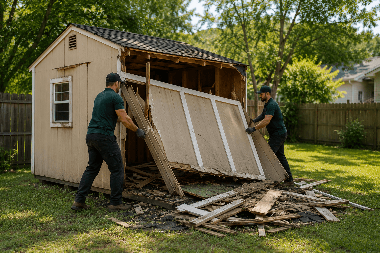 Shed Removal in Lutz FL